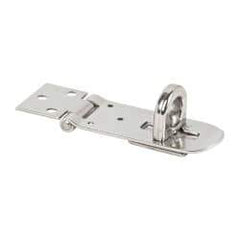 Sugatsune - 1-1/2" Wide, Screw Down Hasp - Stainless Steel - Apex Tool & Supply