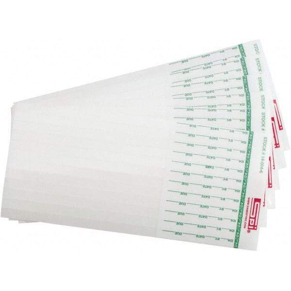 SPI - Calibration Label - Legend: Calibration, English, Green & White, 6" Long x 1/4" High, No Coating - Apex Tool & Supply