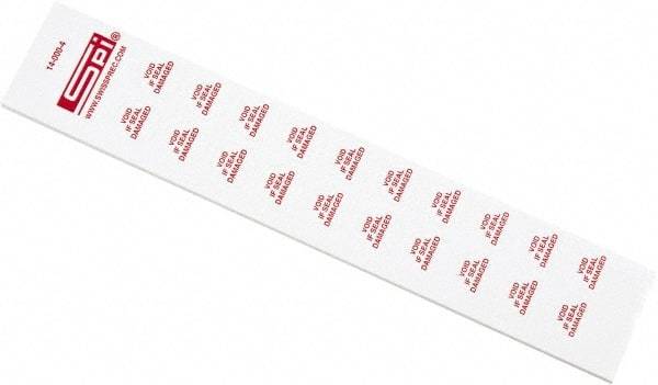 SPI - Inspection Label - Legend: Void If Seal Damaged, English, Red & White, No Coating - Apex Tool & Supply