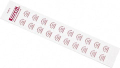 SPI - Inspection Label - Legend: Calibration Void If Seal Damaged, English, Red & White, No Coating - Apex Tool & Supply
