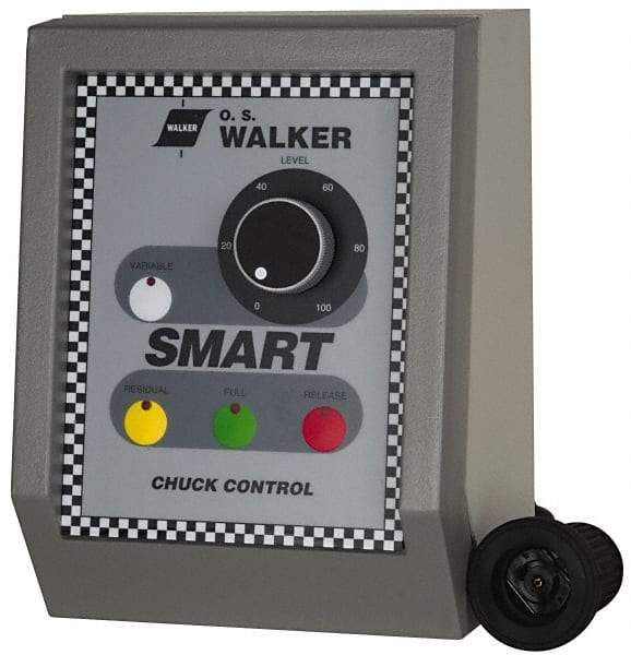 Walker - 500 W, 110 V Electromagnetic Chuck Variable Power Control - Automatic Release, 115 V, DC Max Output Voltage - Apex Tool & Supply