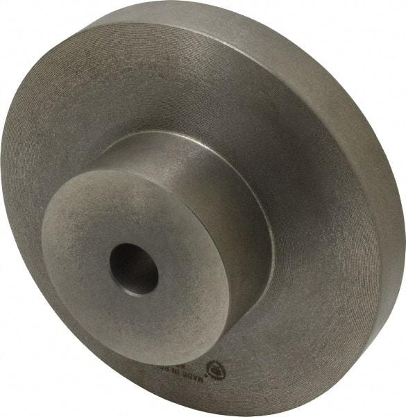 Bison - Adapter Back Plate for 8" Diam Self Centering Lathe Chucks - 0.98" Through Hole Diam, 4.02mm ID, 8.3" OD, 1.18" Flange Height, Cast Iron - Apex Tool & Supply