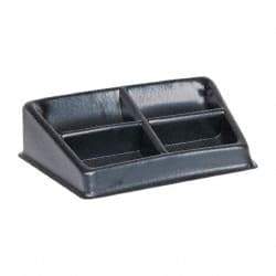 Bayhead Products - 8-1/2" Wide x 3" High x 8-1/2" Deep, Small Parts Assembly Tray - Plastic Frame, 2 Compartments, 4-1/2" Wide x 6-1/2" Deep Bin - Apex Tool & Supply