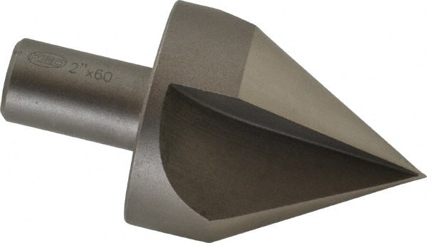 Keo - 2" Head Diam, 3/4" Shank Diam, 3 Flute 60° High Speed Steel Countersink - Apex Tool & Supply