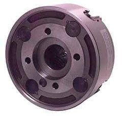 Bison - 4 Jaws, 12" Diam, Independent Manual Lathe Chuck - A2-8 Mount Spindle, Reversible, 1,200 Max RPM, 3.15" Through Hole Diam, Cast Iron - Apex Tool & Supply