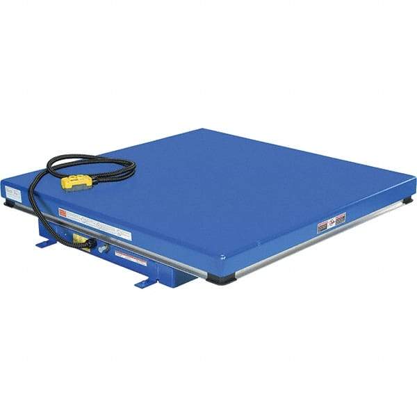 Vestil - 3,000 Lb Capacity Hydraulic Scissor Lift - 7" to 43" Lift Height, 48" Platform Length x 48" Platform Width - Apex Tool & Supply