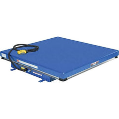 Vestil - 3,000 Lb Capacity Hydraulic Scissor Lift - 7" to 43" Lift Height, 48" Platform Length x 48" Platform Width - Apex Tool & Supply