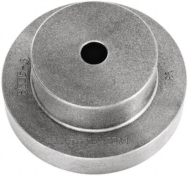 Bison - Adapter Back Plate for 12-1/2" Diam Self Centering Lathe Chucks - 1.97" Through Hole Diam, 6.77mm ID, 12.3" OD, 1.26" Flange Height, Cast Iron - Apex Tool & Supply
