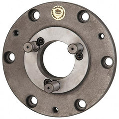 Pratt Burnerd America - Adapter Back Plate for 10" Diam Self Centering Lathe Chucks - L-2 Mount, 2.86" Through Hole Diam, Steel - Apex Tool & Supply