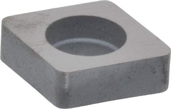 Kennametal - 1/2" Inscribed Circle, Diamond (Shape) Turning Shim for Indexables - 0.1925" Thick, ICSN Shim Style, Negative Rake - Apex Tool & Supply