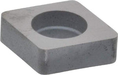 Kennametal - 1/2" Inscribed Circle, Diamond (Shape) Turning Shim for Indexables - 0.1925" Thick, ICSN Shim Style, Negative Rake - Apex Tool & Supply