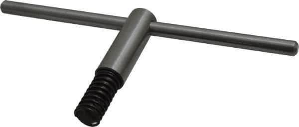 Bison - 6, 8" Chuck Diam Compatibility, Lathe Chuck Key - Compatible with 3-Jaw Chucks, 4-Jaw Chucks, 6-Jaw Chucks, Self Ejecting, 3-15/16" Body Length, 0.4331" Actual Key Square Size - Apex Tool & Supply