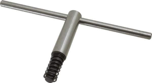 Bison - 8, 10" Chuck Diam Compatibility, Lathe Chuck Key - Compatible with 4-Jaw Chucks, Self Ejecting, 5" Body Length, 7/16" Actual Key Square Size - Apex Tool & Supply