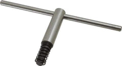 Bison - 8, 10" Chuck Diam Compatibility, Lathe Chuck Key - Compatible with 4-Jaw Chucks, Self Ejecting, 5" Body Length, 7/16" Actual Key Square Size - Apex Tool & Supply