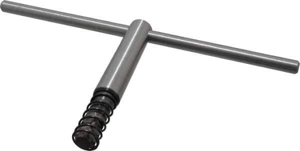 Bison - 12, 16" Chuck Diam Compatibility, Lathe Chuck Key - Compatible with 4-Jaw Chucks, Self Ejecting, 6-1/2" Body Length, 9/16" Actual Key Square Size - Apex Tool & Supply