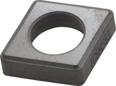 Kennametal - 5/8" Inscribed Circle, Diamond (Shape) Boring Bar & Turning Shim for Indexables - 3/16" Thick, ICSN Shim Style, Negative Rake - Apex Tool & Supply