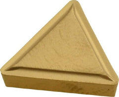 Kennametal - TPMR322 Grade KC850 Carbide Turning Insert - TiC/TiCN/TiN Finish, 60° Triangle, 3/8" Inscr Circle, 1/8" Thick, 1/32" Corner Radius - Apex Tool & Supply