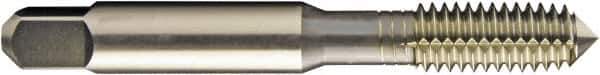 Vermont Tap & Die - 1/2-13 UNC 2B H8 Thread Limit Plug Thread Forming Tap - High Speed Steel, Bright Finish, 3-3/8" OAL, 15/16" Thread Length, Right Hand Thread, Series 1986 - Apex Tool & Supply