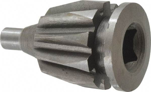 Bison - Cast Iron Lathe Chuck Pinion - 5" Chuck Diam Compatible, 0.98" OD - Apex Tool & Supply