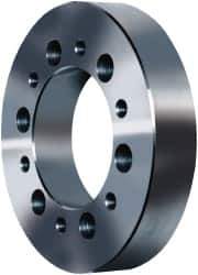 Pratt Burnerd America - Adapter Back Plate for 6" Diam Self Centering Lathe Chucks - A1/A2-5 Mount, 1.81" Through Hole Diam, Steel - Apex Tool & Supply