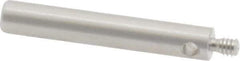 Fowler - M2 Female and Male Connection, 3mm Stem Diameter, Stainless Steel, CMM Stylus Extension - 20mm Overall Length, 4mm Outer Diameter, For Use with CMM Touch Trigger Probes - Apex Tool & Supply