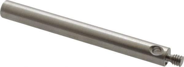 Fowler - M2 Female and Male Connection, 3mm Stem Diameter, Stainless Steel, CMM Stylus Extension - 30mm Overall Length, 4mm Outer Diameter, For Use with CMM Touch Trigger Probes - Apex Tool & Supply