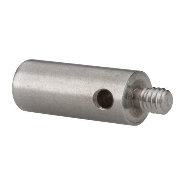 Fowler - M3 Female, M2 Male, Stainless Steel, CMM Thread Adapter - 10mm Long - Apex Tool & Supply