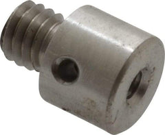 Fowler - M4 Female, M2 Male, Stainless Steel, CMM Thread Adapter - 5mm Long - Apex Tool & Supply
