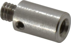 Fowler - M3 Female, M4 Male, Stainless Steel, CMM Thread Adapter - 10mm Long - Apex Tool & Supply