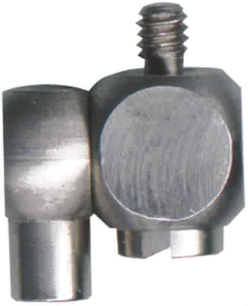 Fowler - M2 Female, M2 Male, Stainless Steel, CMM Swivel Adapter - 8mm Long, Includes 8mm Swivel Knuckle Adapter - Apex Tool & Supply