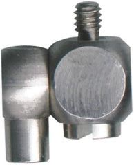 Fowler - M2 Female, M2 Male, Stainless Steel, CMM Swivel Adapter - 8mm Long, Includes 8mm Swivel Knuckle Adapter - Apex Tool & Supply