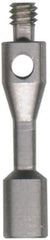Fowler - 3 mm Ball Diameter, Stainless Steel Stem, M2 Thread, Ruby Point Disc Tip CMM Stylus - 13 mm Overall Length - Apex Tool & Supply