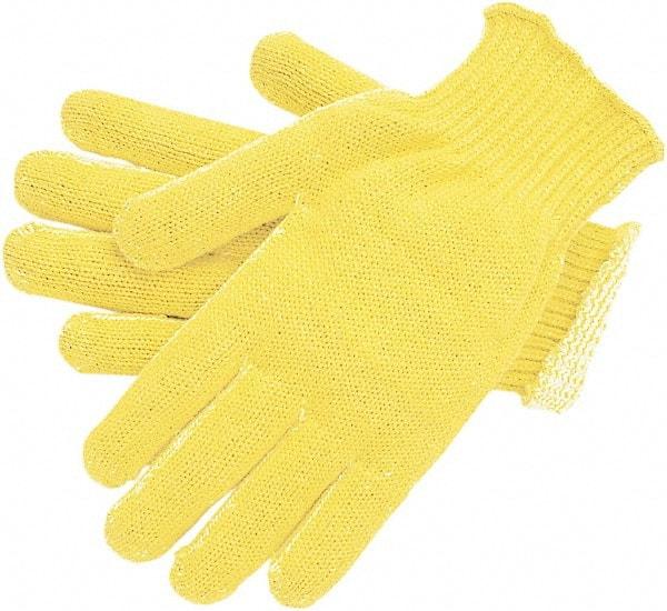 MCR Safety - Size S, ANSI Cut Lvl A2, Cut Resistant Gloves - Yellow - Apex Tool & Supply