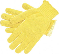 MCR Safety - Size S, ANSI Cut Lvl A2, Cut Resistant Gloves - Yellow - Apex Tool & Supply