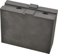 H & R Manufacturing - 12" Chuck Capacity, Tongue & Groove Attachment, Square Soft Lathe Chuck Jaw - Steel, 2-1/2" Btw Mount Hole Ctrs, 4-7/8" Long x 1-3/4" Wide x 3-7/8" High, 1/2" Groove - Apex Tool & Supply