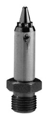 Silvent - Blow Gun Safety Nozzle - 1/8 MPT, 1.56" Hose Length, Stainless Steel, 145 psi, 750°F - Apex Tool & Supply