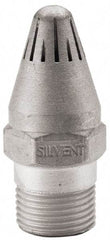 Silvent - Blow Gun High Force Nozzle - 3/8 MPT, 1.81" Hose Length, Aluminum, 145 psi, 238°F - Apex Tool & Supply