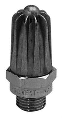 Silvent - Blow Gun Safety Nozzle - 1/4 MPT, 1.85" Hose Length, Zinc, 145 psi, 158°F - Apex Tool & Supply