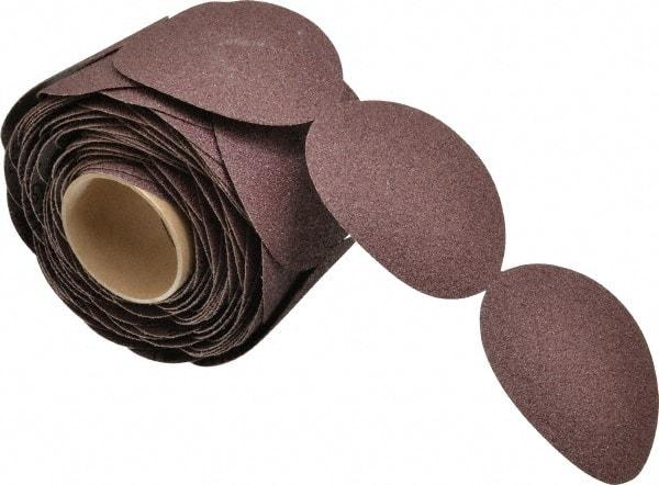 3M - 5" Diam, 36 FEPA Grit Aluminum Oxide Adhesive PSA Disc - Very Coarse Grade, X Weighted Cloth Backing, For Bench Top Motors, Random Orbital Sanders - Apex Tool & Supply