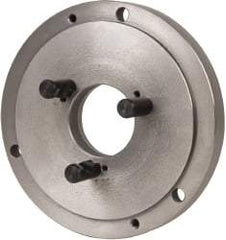Interstate - Adapter Back Plate for 8" Diam Self Centering Lathe Chucks - D1-4 Mount - Apex Tool & Supply