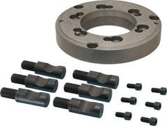 Interstate - Adapter Back Plate for 8" Diam Lathe Chucks - D1-6 Mount - Apex Tool & Supply