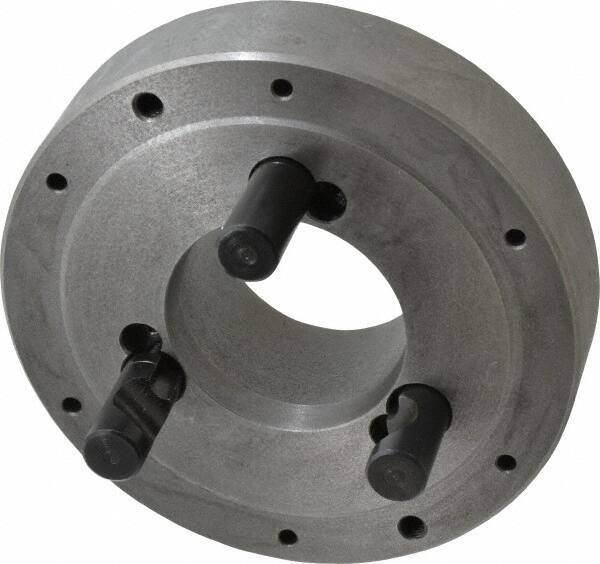 Interstate - Adapter Back Plate for 6" Diam Lathe Chucks - D1-4 Mount - Apex Tool & Supply