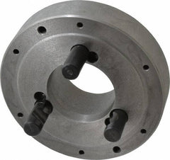 Interstate - Adapter Back Plate for 6" Diam Lathe Chucks - D1-4 Mount - Apex Tool & Supply