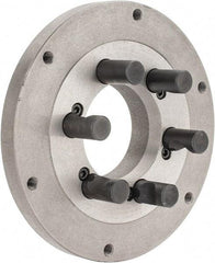 Interstate - Adapter Back Plate for 8" Diam Lathe Chucks - D1-5 Mount - Apex Tool & Supply