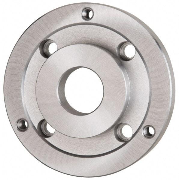 Bison - Adapter Back Plate for 15-3/4" Diam Self Centering Lathe Chucks - A2-11 Mount, 5.354" Through Hole Diam, 11-3/4" OD, 1.89" Flange Height, Steel - Apex Tool & Supply