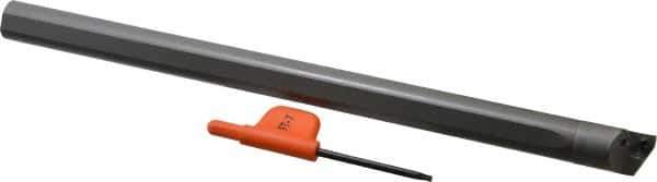 Kennametal - 0.54" Min Bore Diam, 8" OAL, 1/2" Shank Diam, GCBIW Indexable Boring Bar - 5" Max Bore Depth, WP.. Insert, Screw Holding Method - Apex Tool & Supply