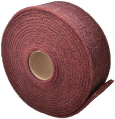 3M - 30' Long x 4" Wide Nonwoven Roll - Very Fine Grade, Purple, Aluminum Oxide - Apex Tool & Supply