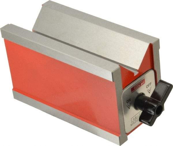 SPI - 38mm Max Capacity, 90° Angle, V-Block - 5" Long x 2-3/8" Wide x 2-7/8" High, Sold as Individual - Apex Tool & Supply