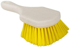 PRO-SOURCE - 1-1/2" Bristle Length, Polypropylene Utility Scrub Brush - 8-1/2" OAL, Plastic Block - Apex Tool & Supply