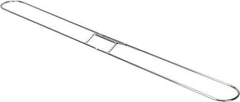 PRO-SOURCE - 36" Long x 3-1/4" Wide Chrome Plated Steel Dust Mop Frame - White, Clip-On - Apex Tool & Supply
